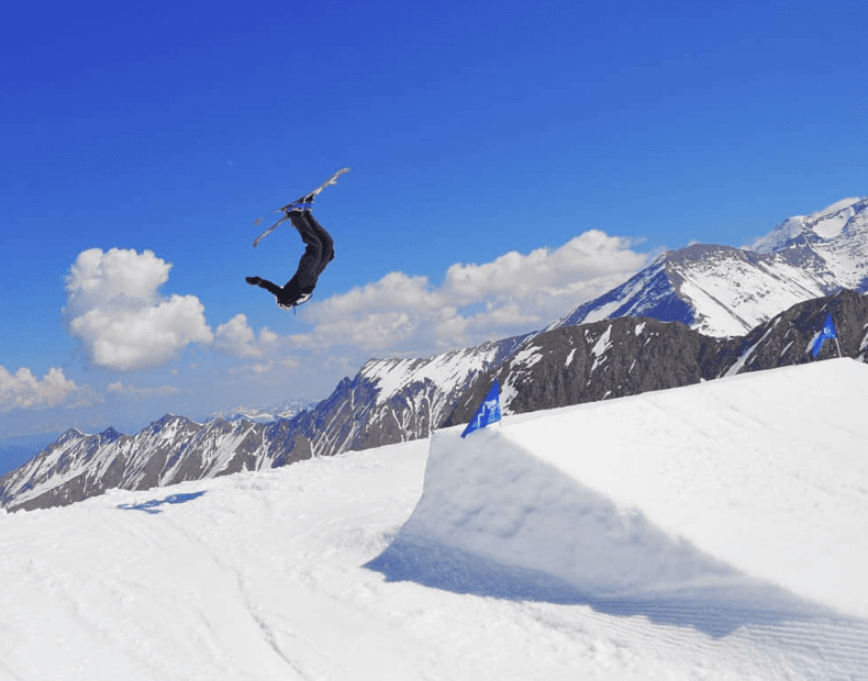 Freestyle ski ·back layout